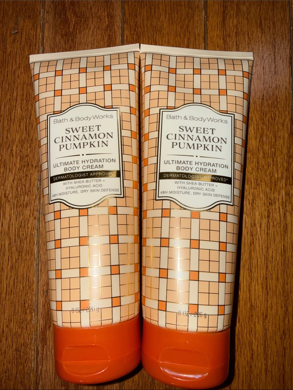 BBW 2pc Sweet Cinnamon Pumpkin body cream